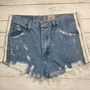 Furst of a Kind Wrangler Jean Shorts